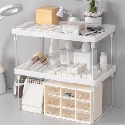 Storage Shelf Bathroom Kitchen Storage Rack Metal Cupboard