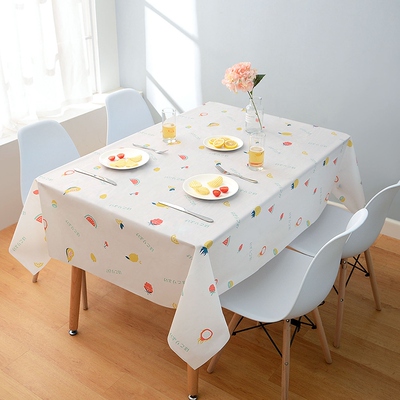 We've got waterproof tablecloths in the Nordic net. We don't