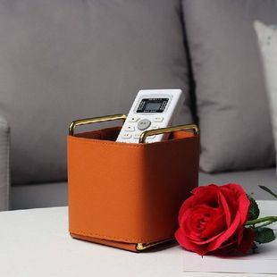 Leather Holder Creative Pen Desktop Electroplating Iron