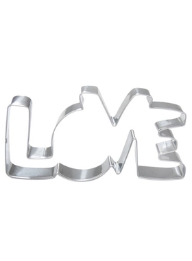 Cookie Cutter LOVE Letter Shape Biscuit Cutting Mould Festiv