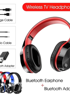 Bluetooth 5.0 TV Headset HiFi bluetooth Headphone 9D Stereo