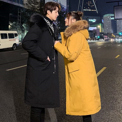 2021 winter mens outer suit down jacket medium and long