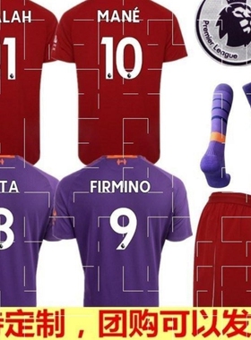 LiverpooL footbALL jerSey 1819 SALAh kidS AduLt Suit Soccer