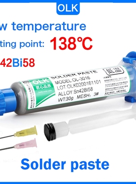 Pasta de soldadura smd de baja temperatura, nuevo tipo, fluj