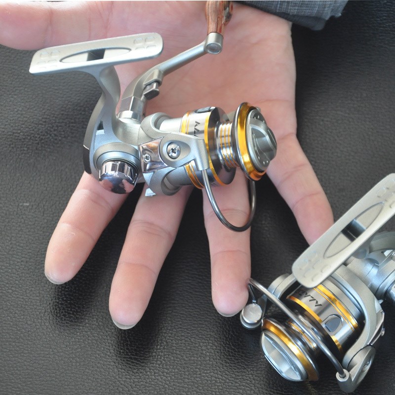 Mini spinning fishing reel 5.21 ultra-light high-strength f