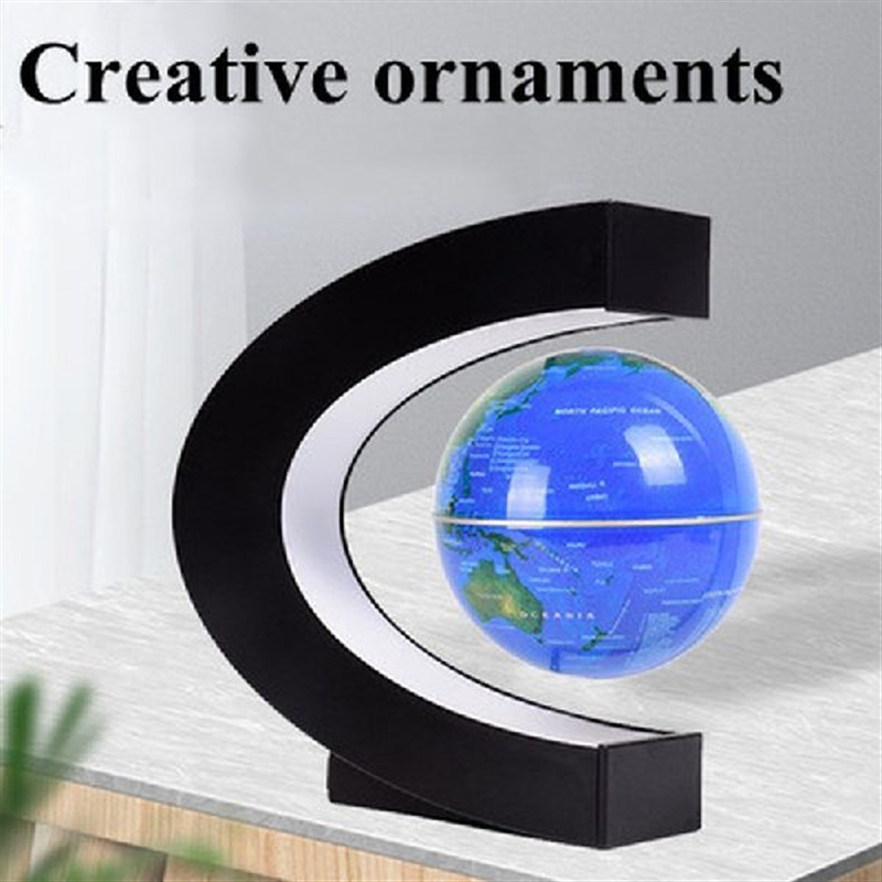 Floating Magnetic Levitation Globe LED World Map Electronic