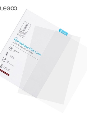 ELEGOO 5PCs FEP Release Films Set 140200 MM 0.127mm Thickne