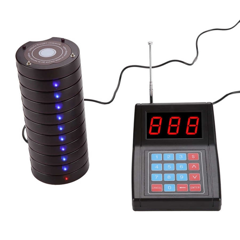 Pagers Restaurant Pager System SU-668 999 channels 1.5km Wir