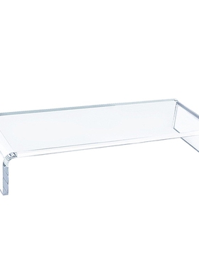 Acrylic Computer Monitor Riser Desktop Stand for Flat Scree