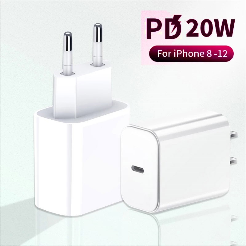 20W Fast Charger for iPhone 12 Pro Max 11 12 Mini XR XS X 8 电子元器件市场 外设配件 原图主图