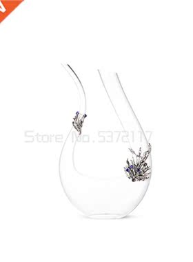 Enameled Crystal Wine Goblet Home Wine Goblet Decanter