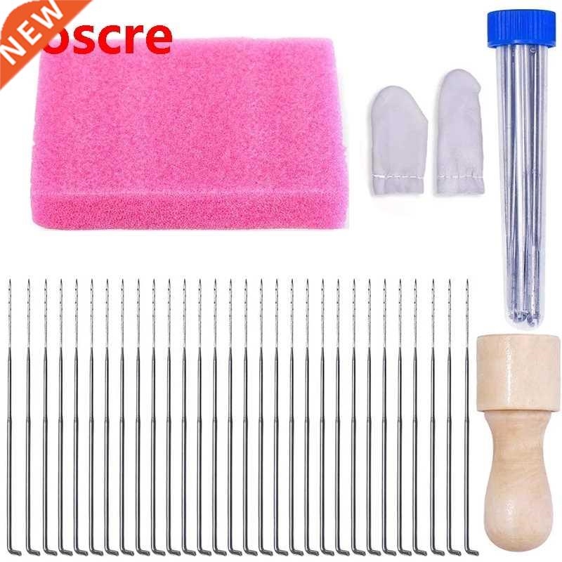 34Pcs Felting Needle Kit, Needle Felting Supplies With Felti