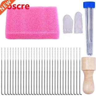 34Pcs Felting Needle Kit, Needle Felting Supplies With Felti