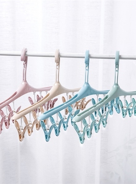 Sock racks at home with multi-purpose plastics attached to t