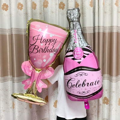 Big Helium Balloon Champagne Goblet Balloon Wedding Birthday