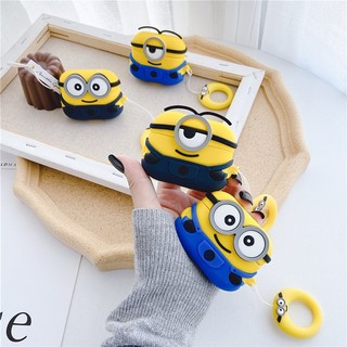 Cute Cartoon 3D Little yellow man Wireless Bluetooth Earpho