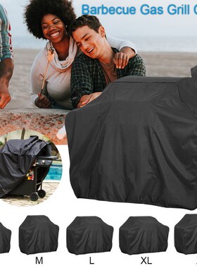 Bache Barbecue Black Waterproof BBQ Cover Outdoor Rain Grill