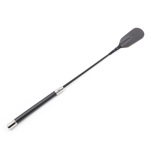 Horse Riding Crop Leather Jump Bat Bull Whip 16.6 in