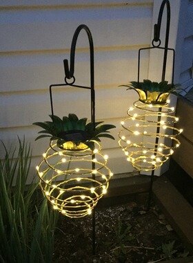 Solar Garden Lights Pineapple Shape Outdoor Solar Hanging