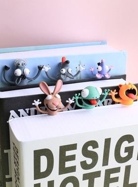 Creative 3D Bookmark Funny Animal Bookmarks Cute  Dog Pan