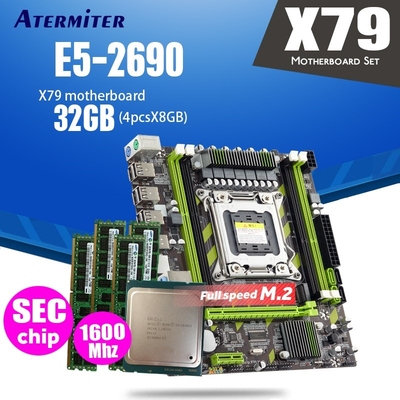 X79 X79G motherboard LGA2011 mini-ATX combos E5 2690 C2 SR0L