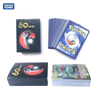 60pcs/Box Pokemon Cards Tag Team EX TCG Su