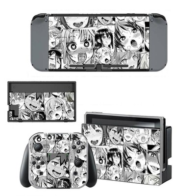 Nintendoswitch Skin Anime Cute Ahegao Girl Nintend Switch er