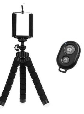 Tripod With Bluetooth Remote Shutter  IPhone Mini Elastic Sp