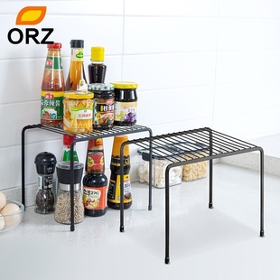 Kitchen Cabinet Desk Storage Rack Metal Table Organizer Spa