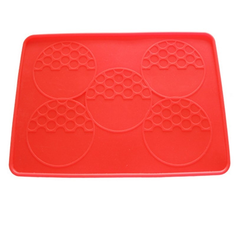Silicone Baking Square Burger Mould Manual Hamburger Forms