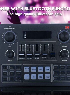 V9 Headset Metal Audio Studio  English Microphone Webcast Ho