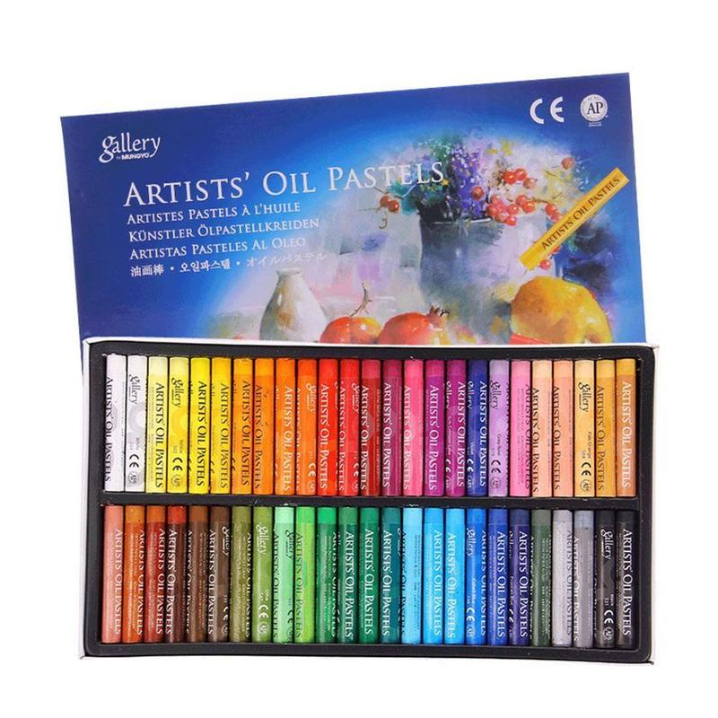 50 Colors Oil Pastel for Artist Student Graffiti Soft Pastel