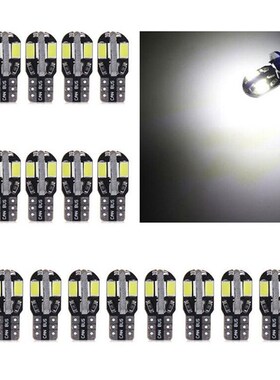 20pcs Canbus T10 W5W Led Car Light 8D 5730 Width Lamp readin