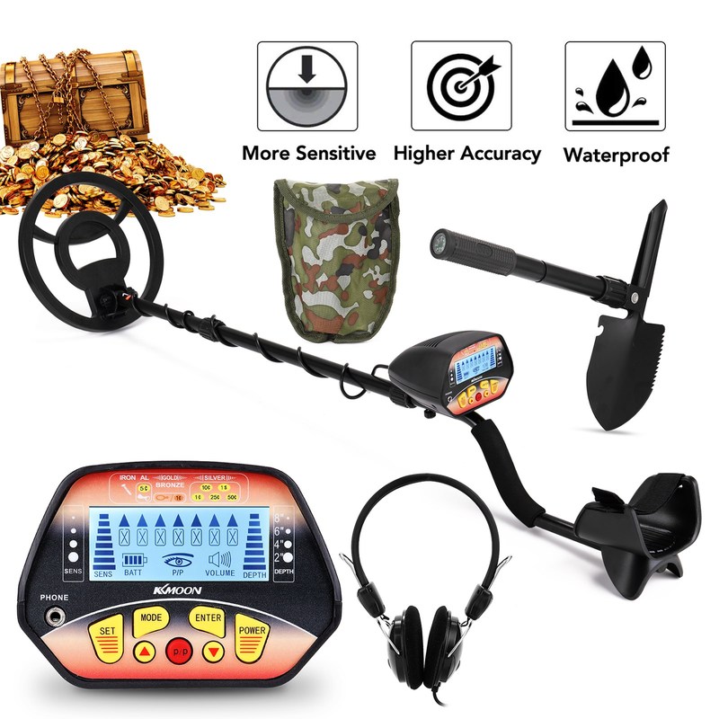 KKMOON MD-3028KK 10 Inch Waterproof Search Coil LED Screen