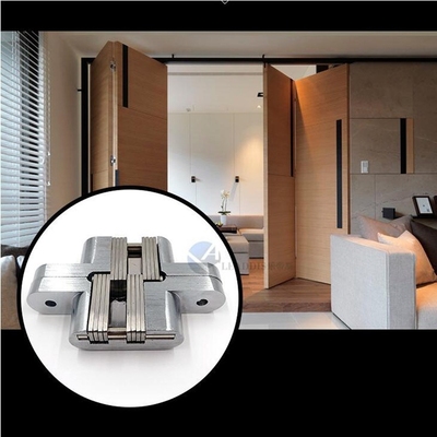 Heavy Duty Cross HStainless Steel Hidden Conceal Hinge Invis