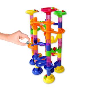 105pcs DIY Construction Marble Race Game Toy Kids Race Run M