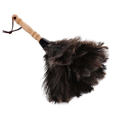 AntiStatic Ostrich Feather Fur Brush Duster Dust Cleaning T