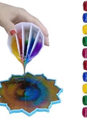 Silicone Molds Epoxy Silicone Color Mixing Cup Toning