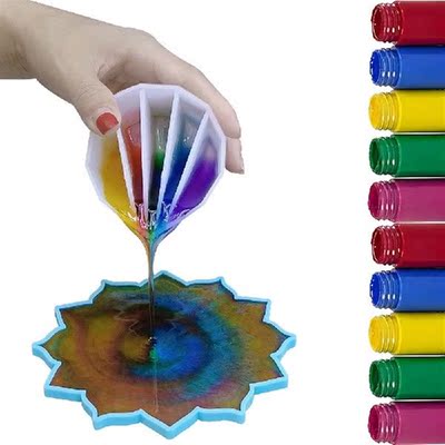 Silicone Molds Epoxy Silicone Color Mixing Cup Toning