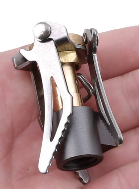 Outdoor camping portable stove stainless steel foing mount