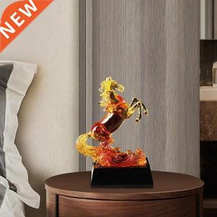 European Horse Statue Figurine Fengshui Model Animal