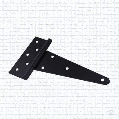 4  Hardware Heavy Wooden Industrial T Hinge Grilled Black