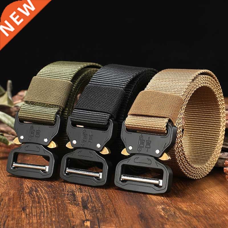 Dropship New Nylon Belt Men Army Tactical Belt Molle Militar
