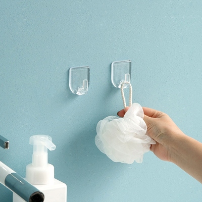 We've got a strong sticky wall on the door and a hanger on t