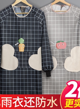 Waterproof apron kitchen for the women's new winter coats, l