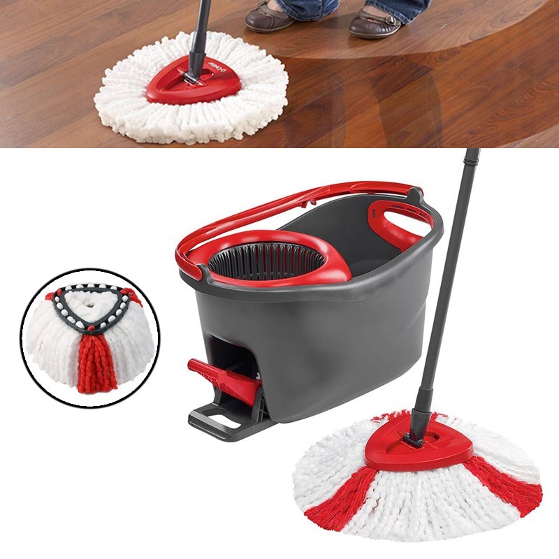 1pc Replacement Microfibre Spin Mop Clean Refill Head 360 Ro