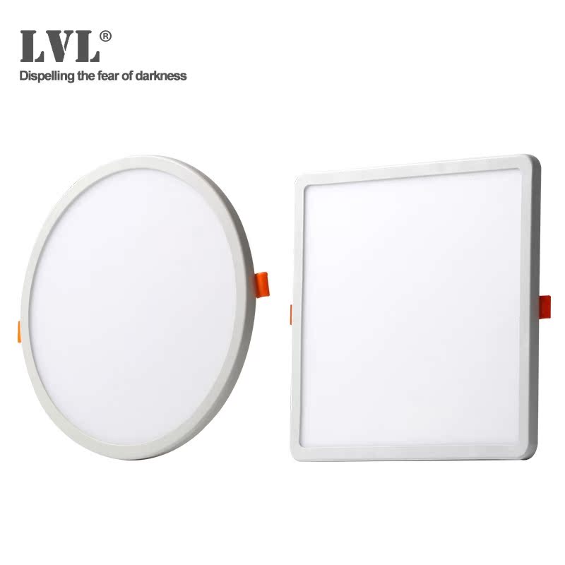 LED Downlight Ultra thin Round Square Recessed Lamp 6W 8W 1
