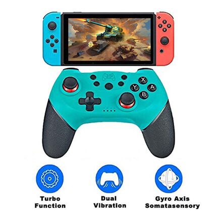 Wireless Controller Fit for NS Pro Gamepad Joypad Remote wit