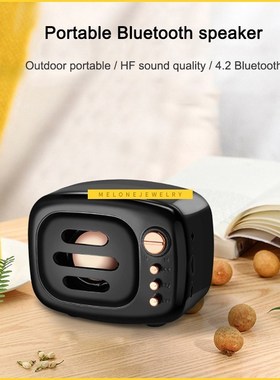 Portable Wireless Bluetooth Retro Speaker Waterproof Subwoof