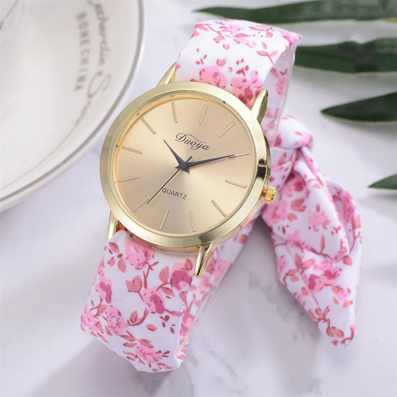 Reloj Fashion Womens Watches Flower Star Bow Retro Design